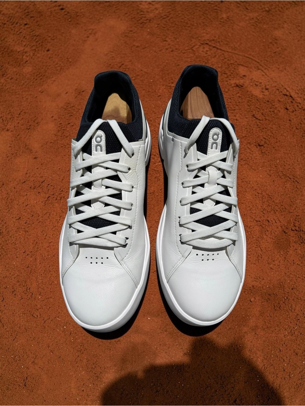 On Cloud-THE ROGER Advantage White Midnight Mens 10 Roger Federer Tennis Sneaker